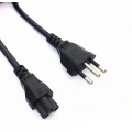 Brazil Power Cord Brazilian INMETRO Approval 3 Pin Extension Cord To IEC C13 C5 H05VV-F Lead Cable Flexible PVC Electric Wire